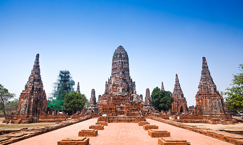 Thailand Ayutthaya wat-chaiwatthanaram