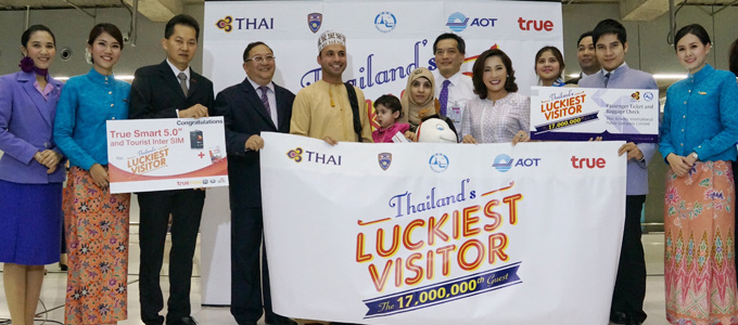Thailand welcomed 17 millionth tourist as Green Season arrivals steam ahead