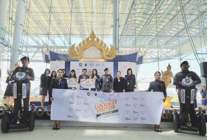Yu-Chen Wang 34 millionth arrival to Thailand