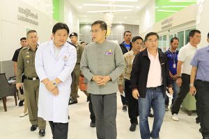 Thai Tourism Minister paid visits to injured tourists and crew of the speedboat incident in Krabi