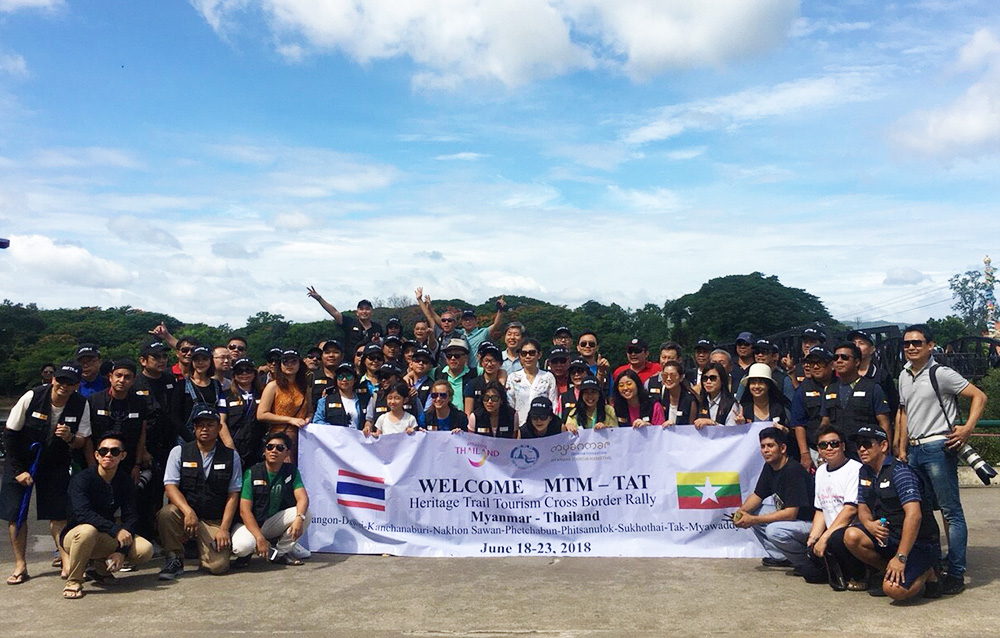 Heritage trails tourism cross-border rally showcases gems of Myanmar & Thailand