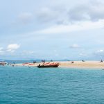 Maya Beach is closed but stunning views of the Bay can still be enjoyed