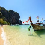 Tham Phra Nang Beach on Nang Bay, Krabi