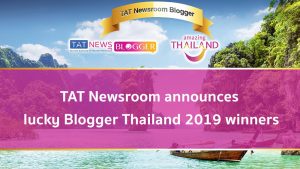 TAT Newsroom announces lucky Blogger Thailand 2019 winners