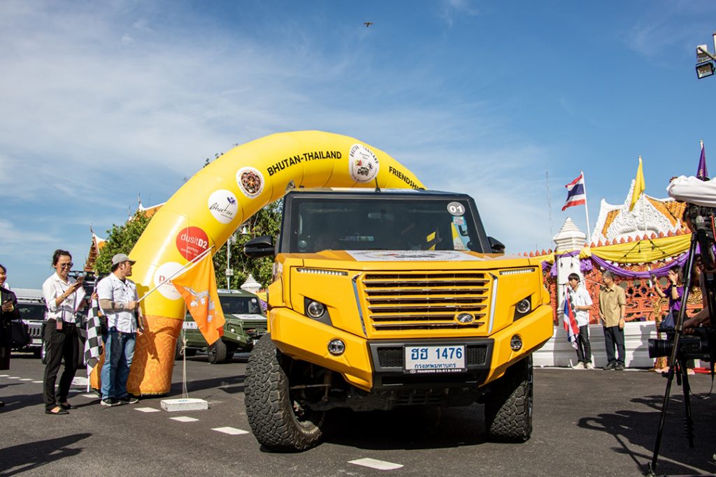 First ‘Bhutan-Thailand Friendship Drive’ sets off on epic journey, with TAT a co-organiser