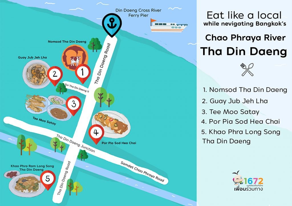 Eat like a local while navigating Bangkok’s Chao Phraya River