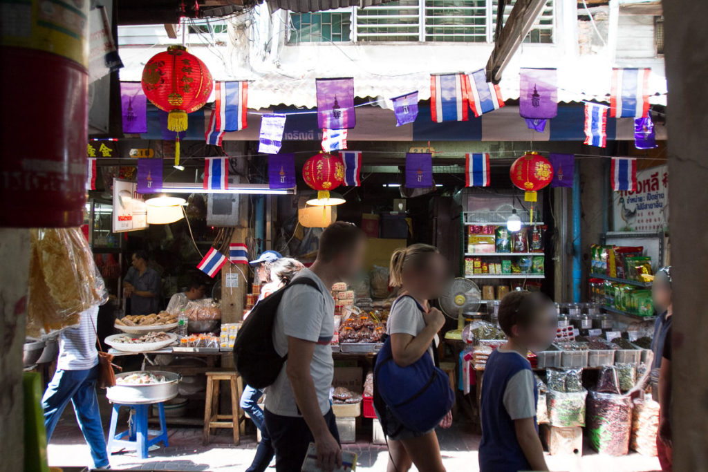 Tourists are out and about in Bangkok as usual 