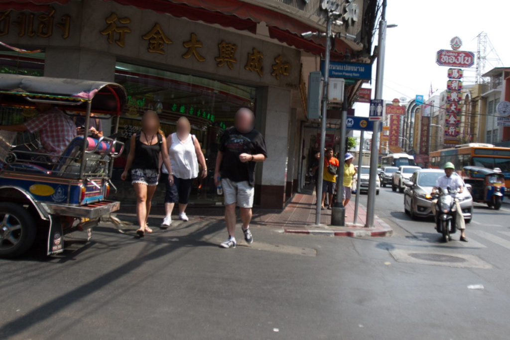 Tourists are out and about in Bangkok as usual 