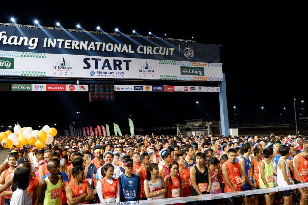 more than 30,000 runners join Buriram Marathon 2020