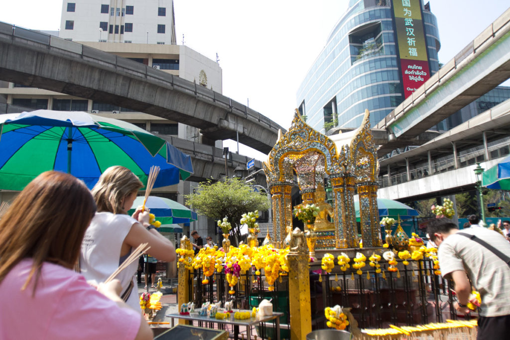 Tourists are out and about in Bangkok as usual