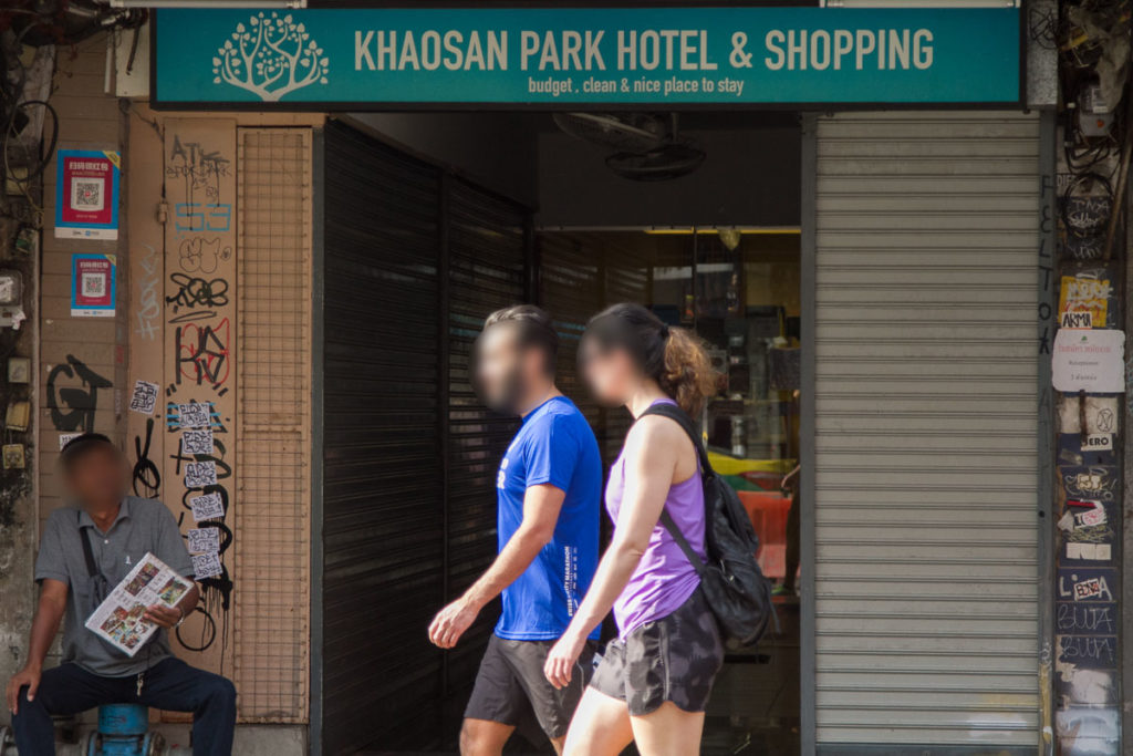 Tourists are out and about in Bangkok as usual 