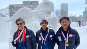 Thai teams wins International Snow Sculpture in Sapporo for third consecutive year