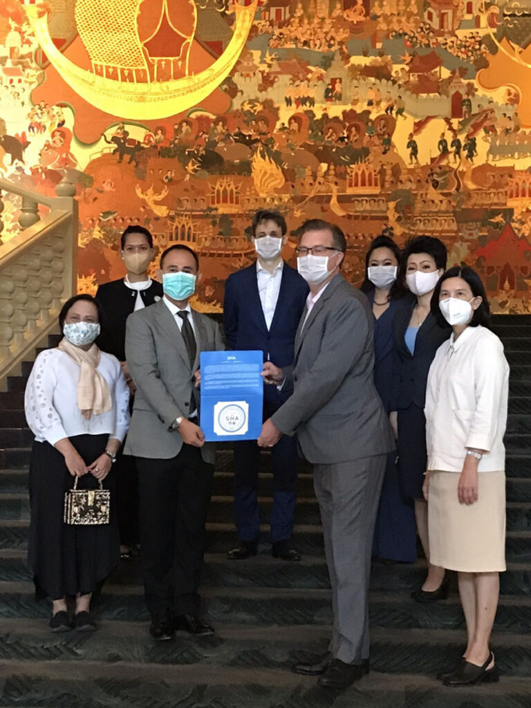 Anantara Siam Bangkok Hotel awarded Amazing Thailand SHA certificate