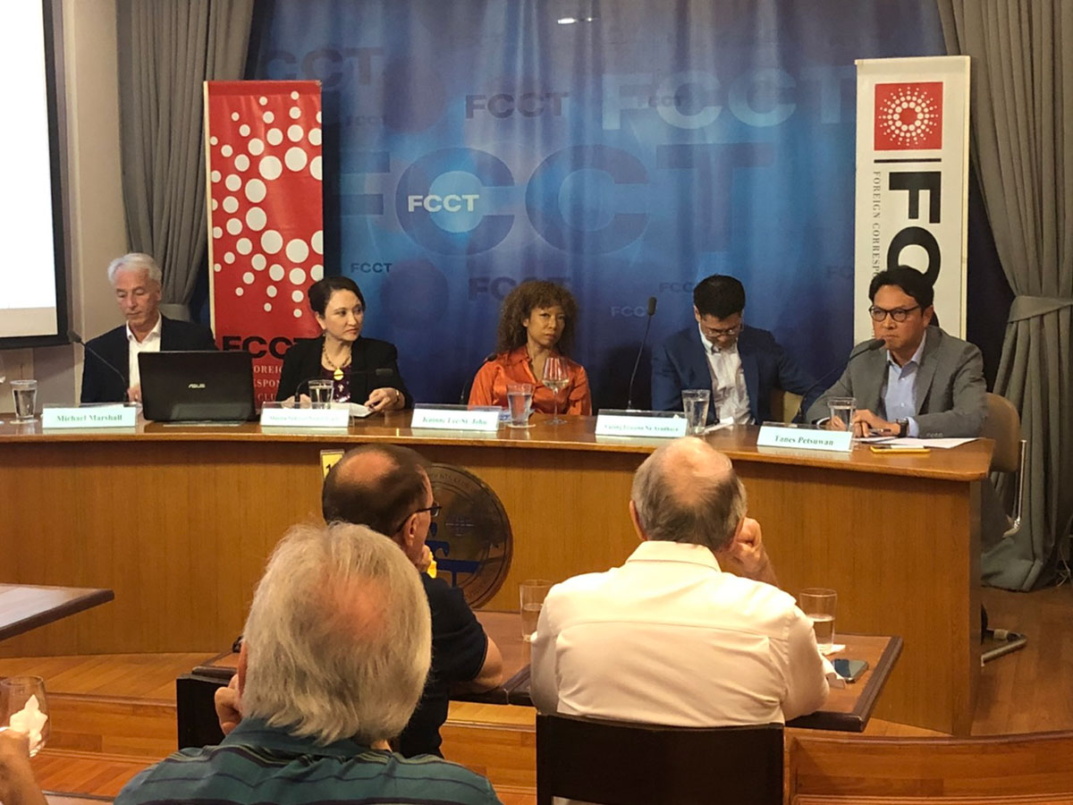 Foreign Correspondents Club of Thailand holds panel discussion on future of Thai Tourism