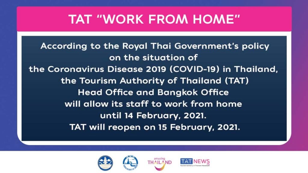 TAT extends work from home until 14 February 2021