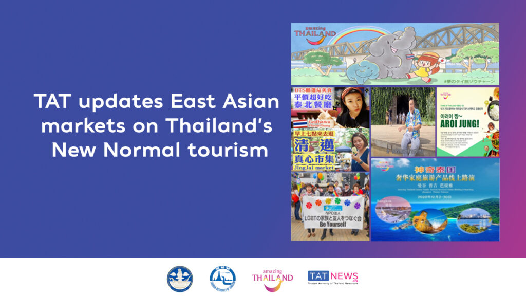 TAT updates East Asian markets on Thailand's New Normal tourism