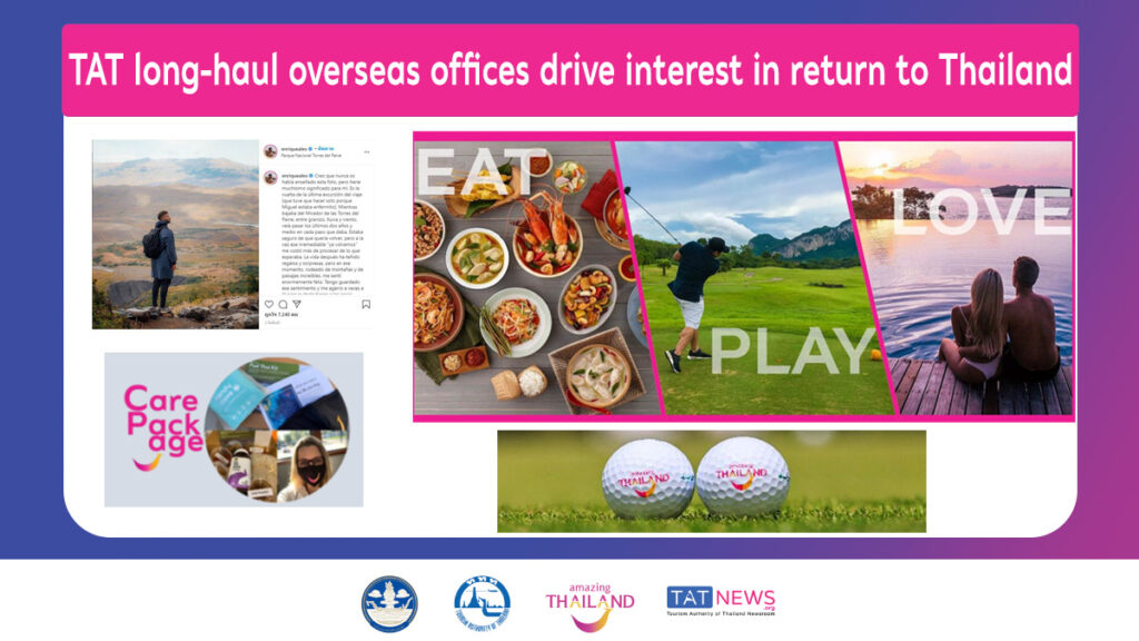 TAT long-haul overseas offices drive interest in return to Thailand