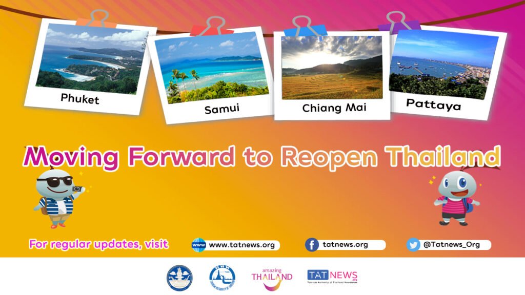 Thailand confirms reopening plan from 1 July 2021