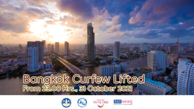 Thailand lifts curfew in ‘Blue Zone’ destinations from 31 October 2021