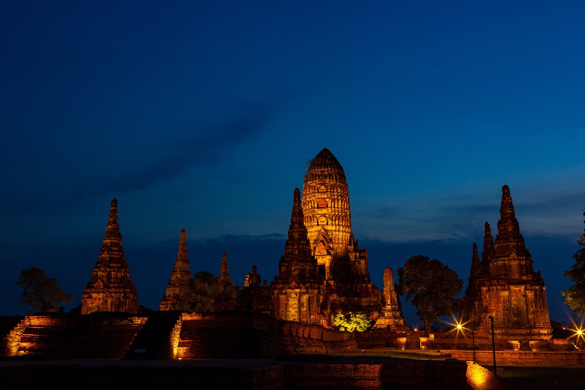 Ayutthaya’s historic sites receive ‘World Night View Heritage’ certification