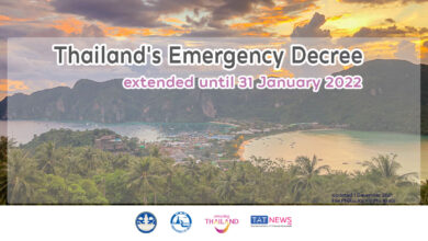 Thailand extends Emergency Decree for fifteenth time until 31 January 2022
