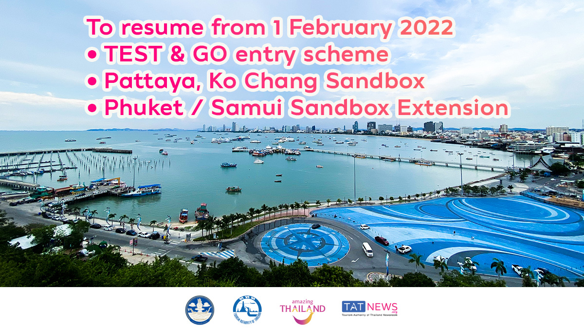 Thailand resumes TEST & GO scheme