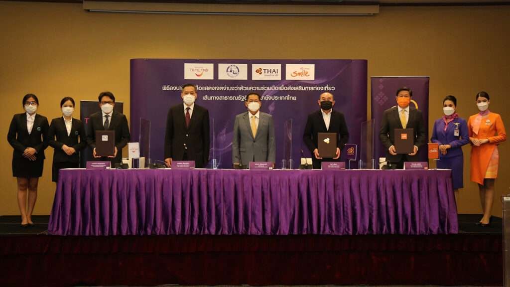 TAT signs LOI with THAI and THAI Smile Airways to grow Indian tourist numbers to Thailand