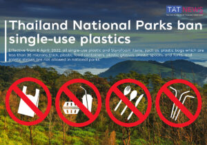 Thailand imposes a ban on single-use plastic in national parks