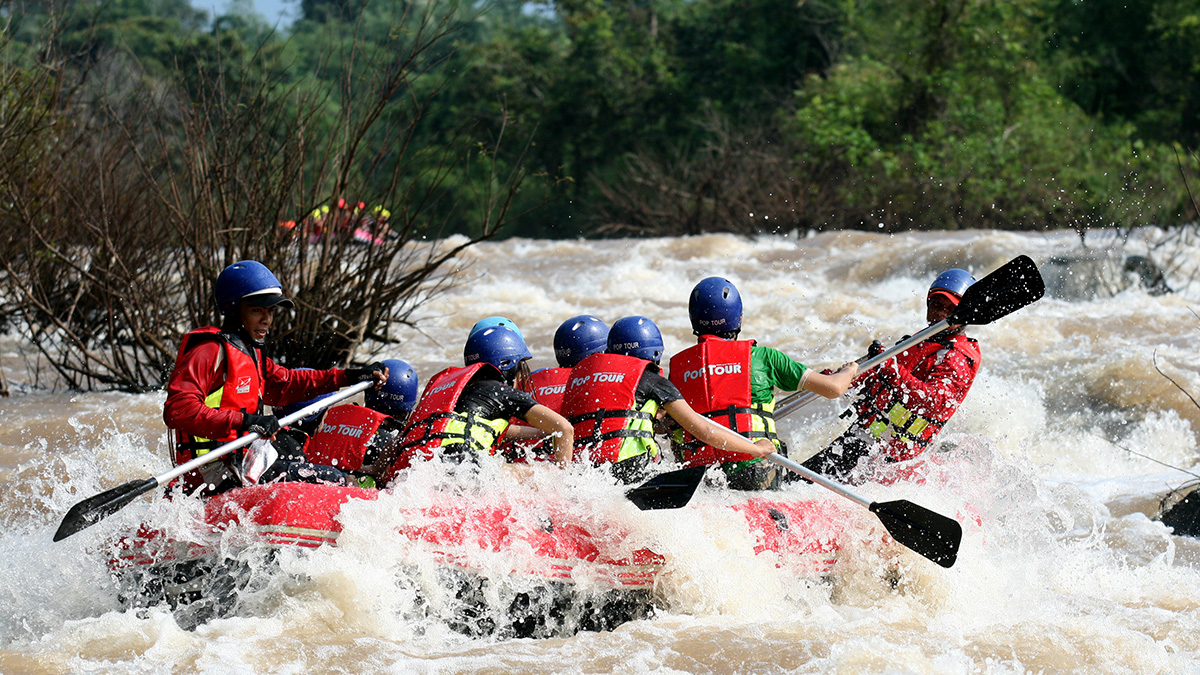 White-water Rafting in Phitsanulok’s Khek River