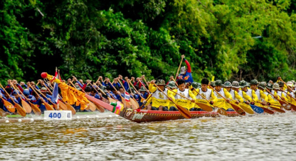 Thailand’s famous long boat racing August-October 2022