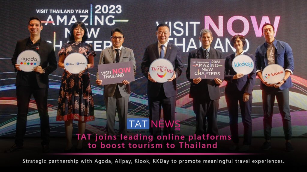 TAT joins 4 leading online platforms to boost tourism to Thailand