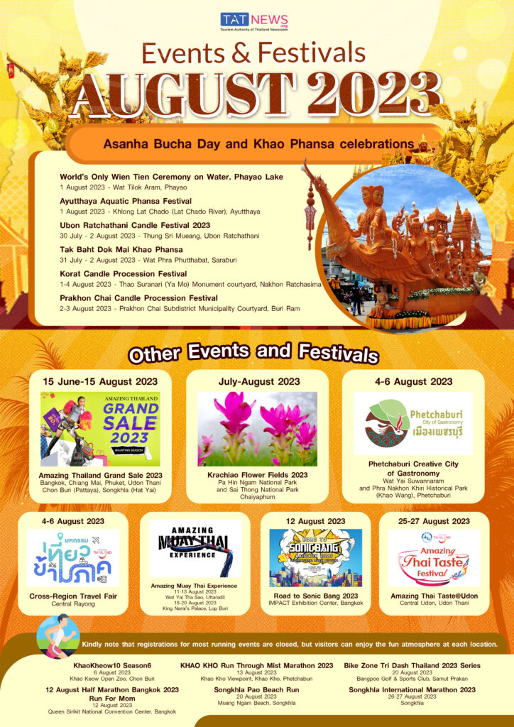 August 2023 offers many awesome festivals and events