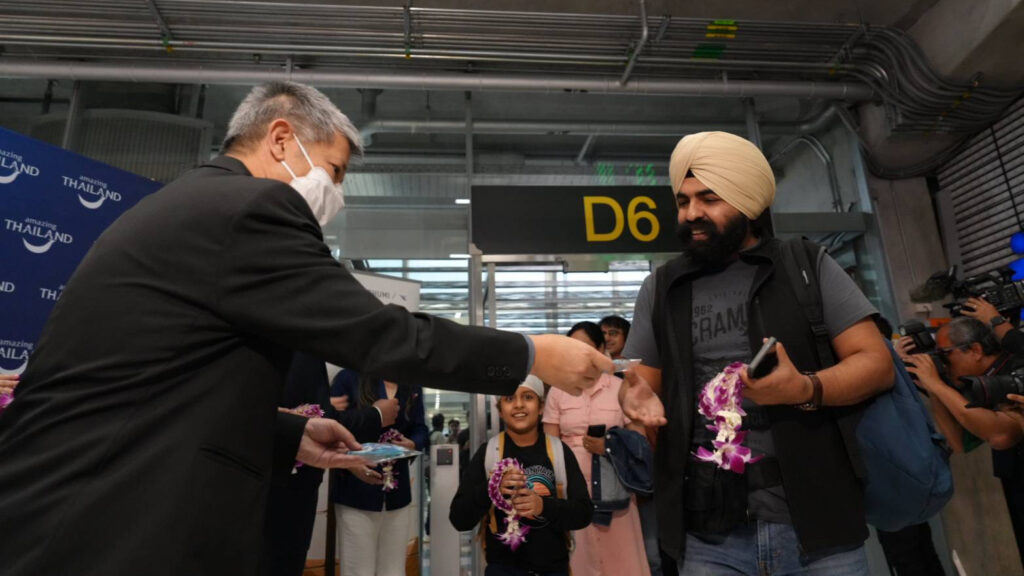 Thailand marks visa exemption for Indian tourists with special airport welcome