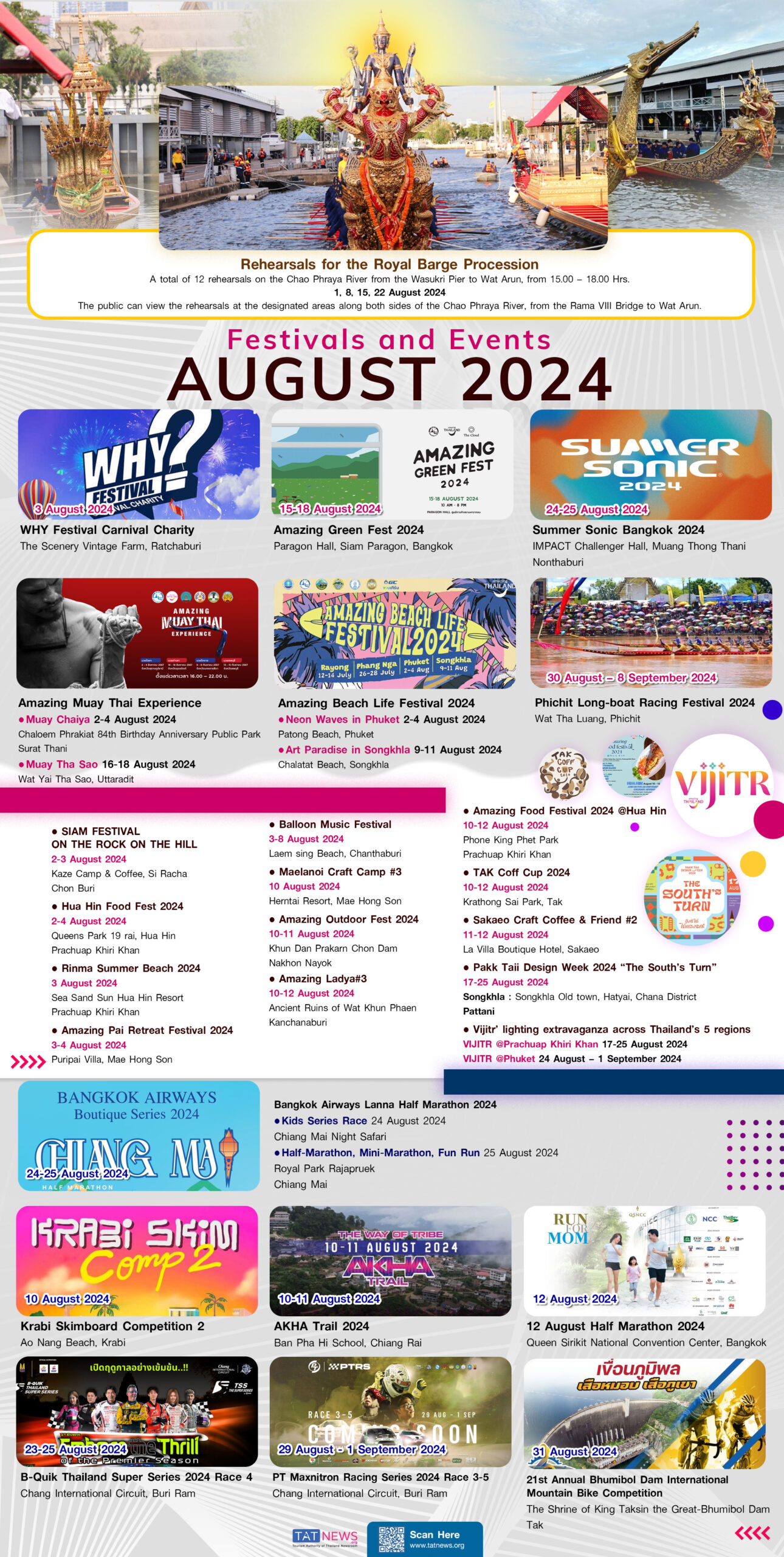 August 2024’s Festivals and Events in Thailand
