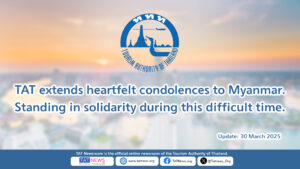 TAT condolences to Myanmar