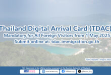 Thailand Digital Arrival Card (TDAC) – What You Need to Know