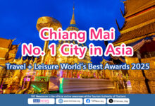 Chiang Mai Crowned Best City in Asia by Travel + Leisure World’s Best Awards 2025