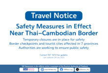 Travel Advisory – Border Safety Measures in Place Across Eastern and Northeastern Thailand