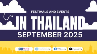 Thailand festivals and events September 2025 promotional cover by TAT News.