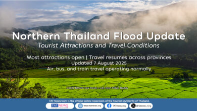 Northern Thailand flood recovery update as of 7 August 2025 – most attractions open and travel operating normally across provinces including Nan and Chiang Rai.