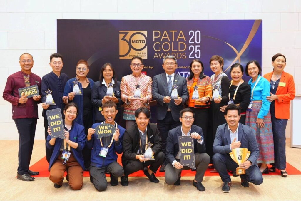 TAT and DASTA team celebrating eight PATA Gold Awards 2025