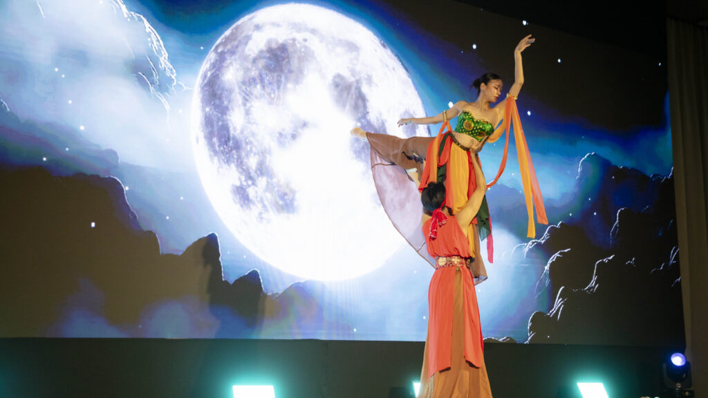 Cultural dance performance under full moon at Nihao Month 2025 Thailand launch