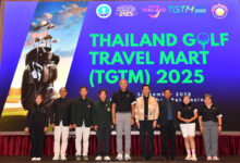 Officials at Thailand Golf Travel Mart 2025 opening ceremony in Khao Yai