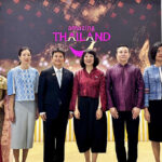 Tourism Expo Japan 2025 Thailand Pavilion opening ceremony with TAT executives and Thai traditional dancers