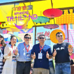 Very Thai Dien Feng Music Festival Thailand Pavilion – TAT executives and guests pose at the colourful Amazing Thailand pavilion in Guangzhou.