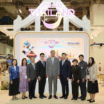 Tourism Authority of Thailand delegation at the Thailand Pavilion during ITB Asia 2025 in Singapore, promoting sustainable and quality tourism.