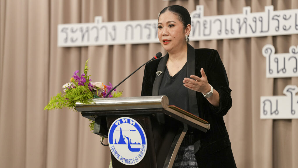 TAT Governor delivers speech at joint tourism strategy event