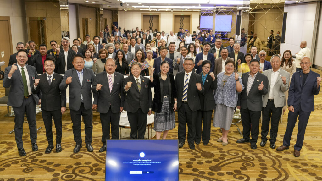 Tourism leaders group photo at Thailand joint tourism strategy launch