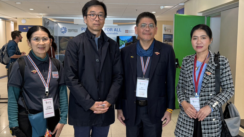 Thai delegates at WSAT 2025, including representatives from Nutty Adventure and the Tourism Authority of Thailand, promoting accessible tourism.