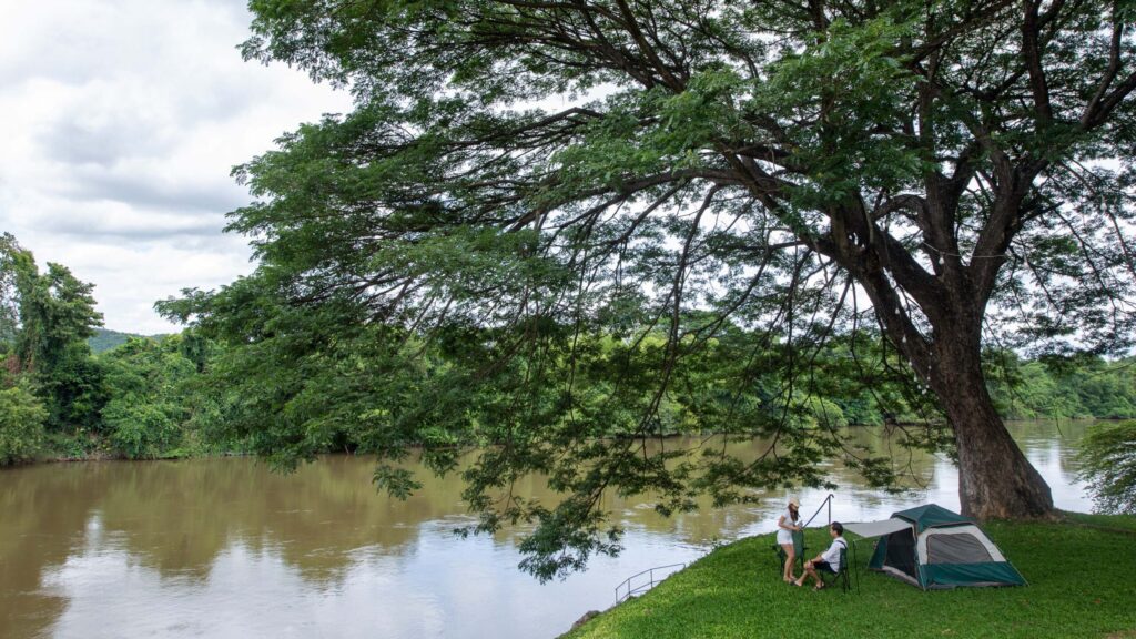 The Legacy River Kwai Resort offers eco camping by the river in Kanchanaburi